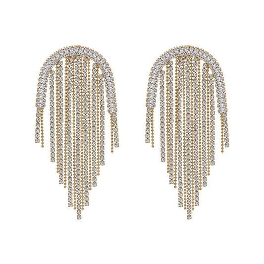 Rochelle Cz Drop Earring, view 1720 — Soul Flow Apparel