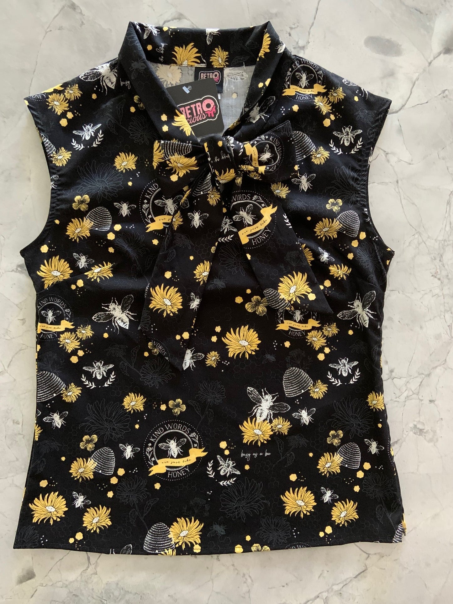 Bee Kind Bow Top, view 1797 — Soul Flow Apparel