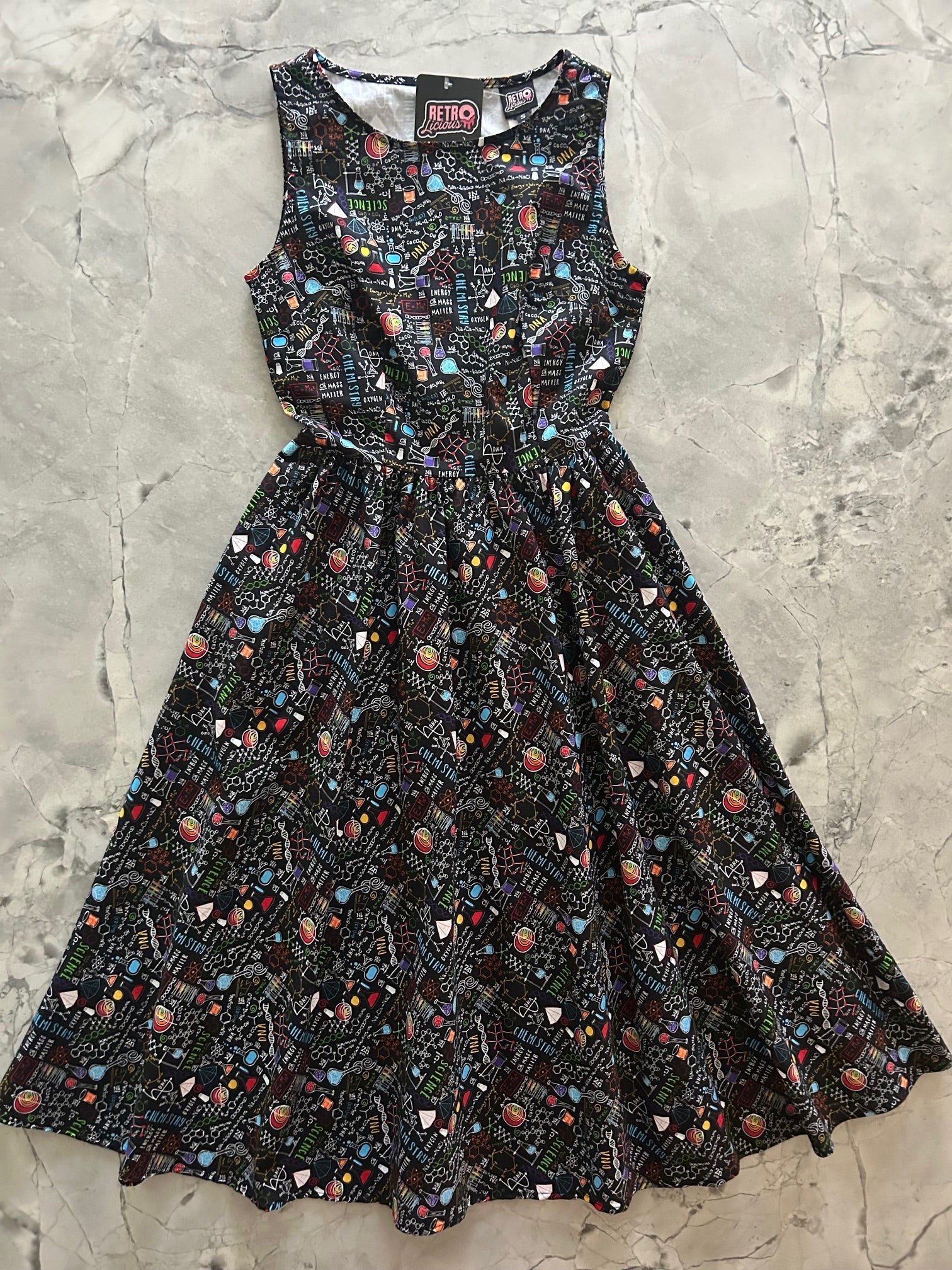 Science Midi Dress, view 1972 — Soul Flow Apparel