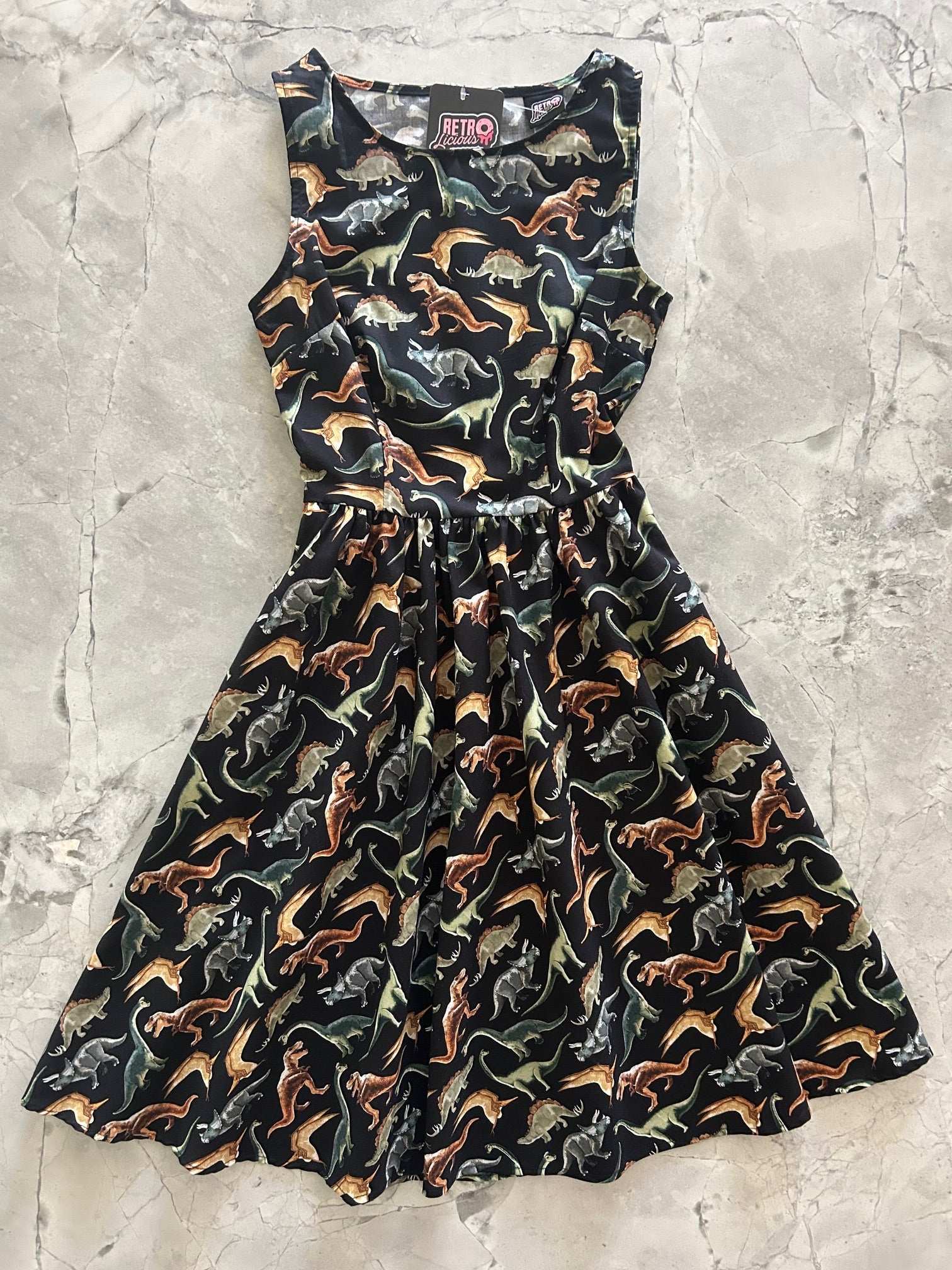 Dino Vintage Dress, view 2002 — Soul Flow Apparel