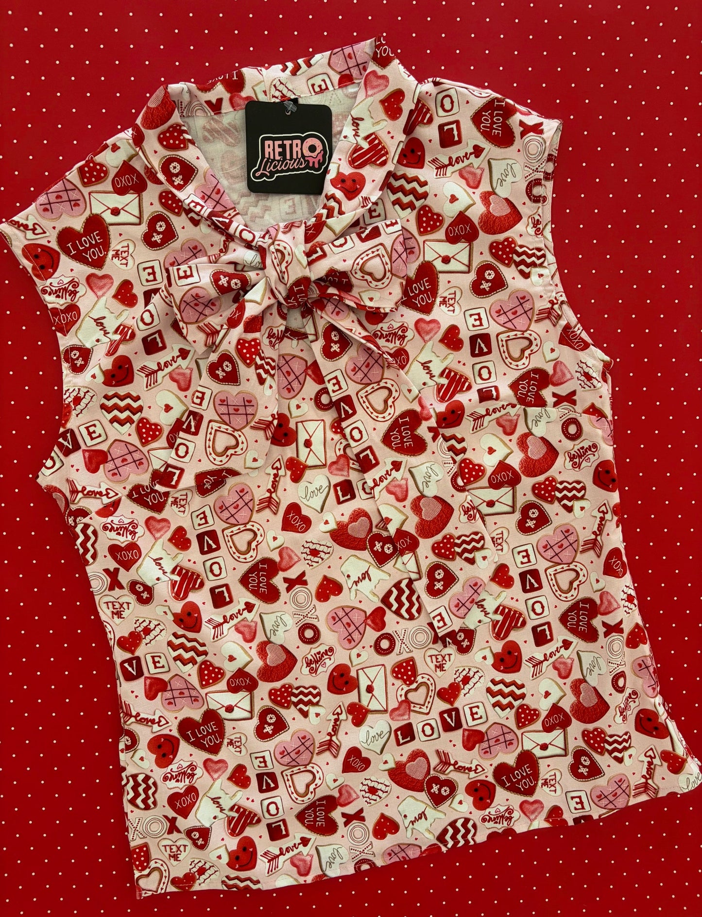 Xoxo Bow Top, view 2077 — Soul Flow Apparel
