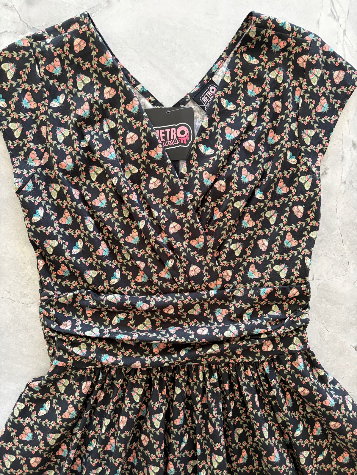 Moth Greta Dress, view 2110 — Soul Flow Apparel
