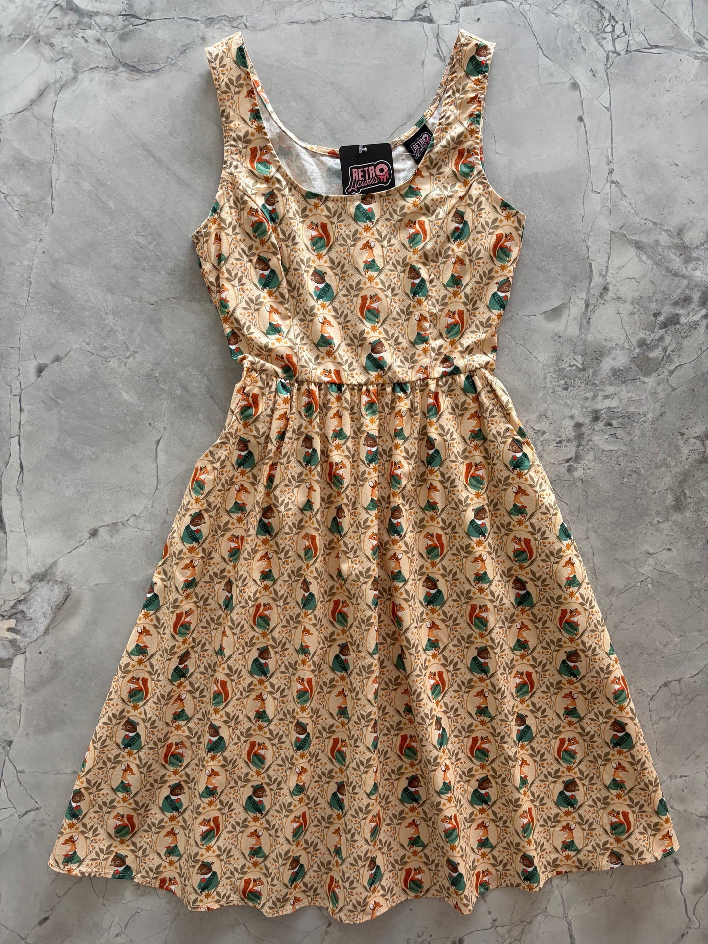 Woodland Scout Fit & Flare Dress, view 2264 — Soul Flow Apparel