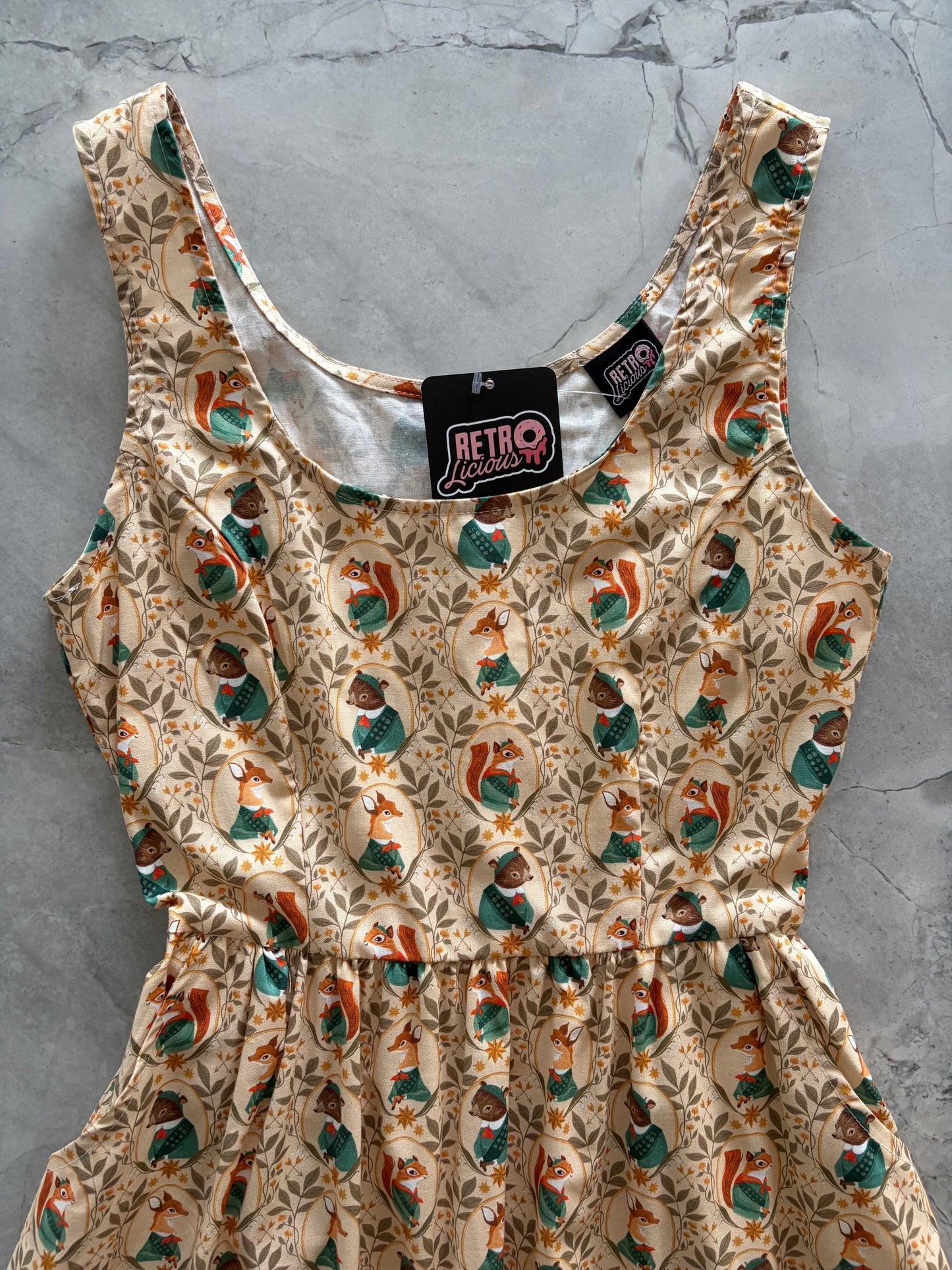 Woodland Scout Fit & Flare Dress, view 2266 — Soul Flow Apparel