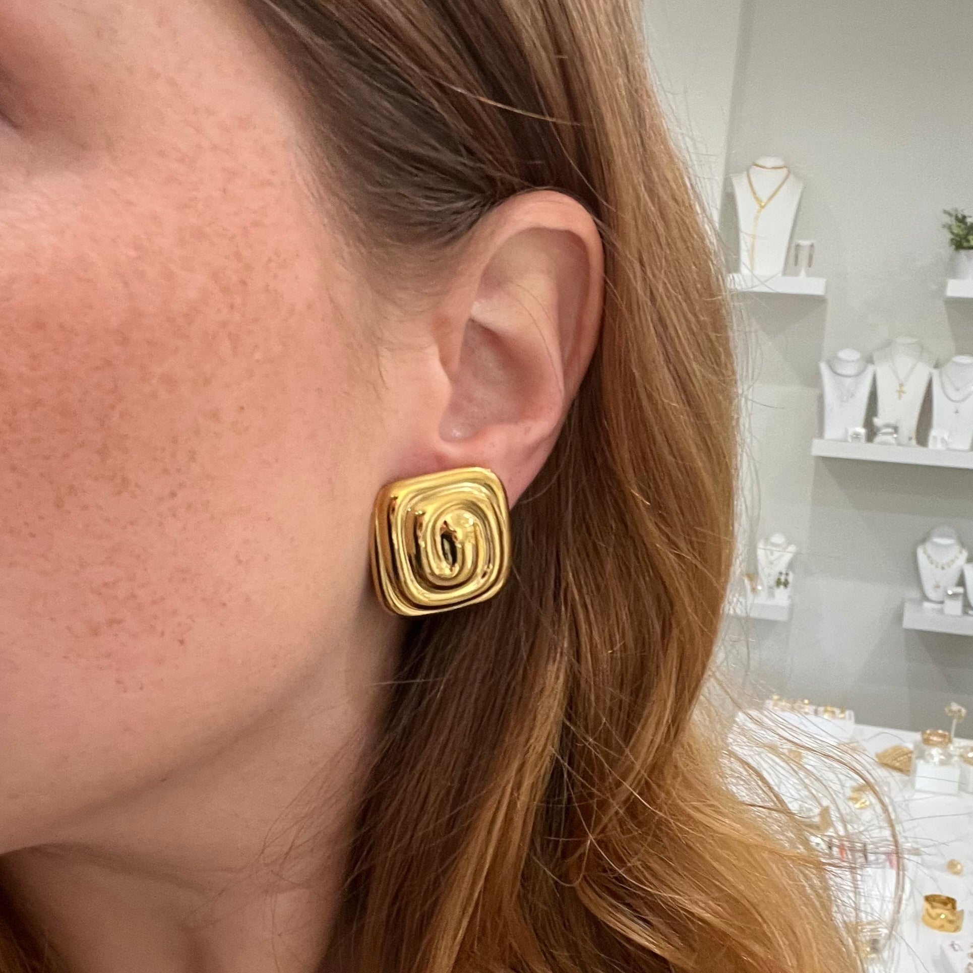 Matilda Swirl Earring, view 2675 — Soul Flow Apparel