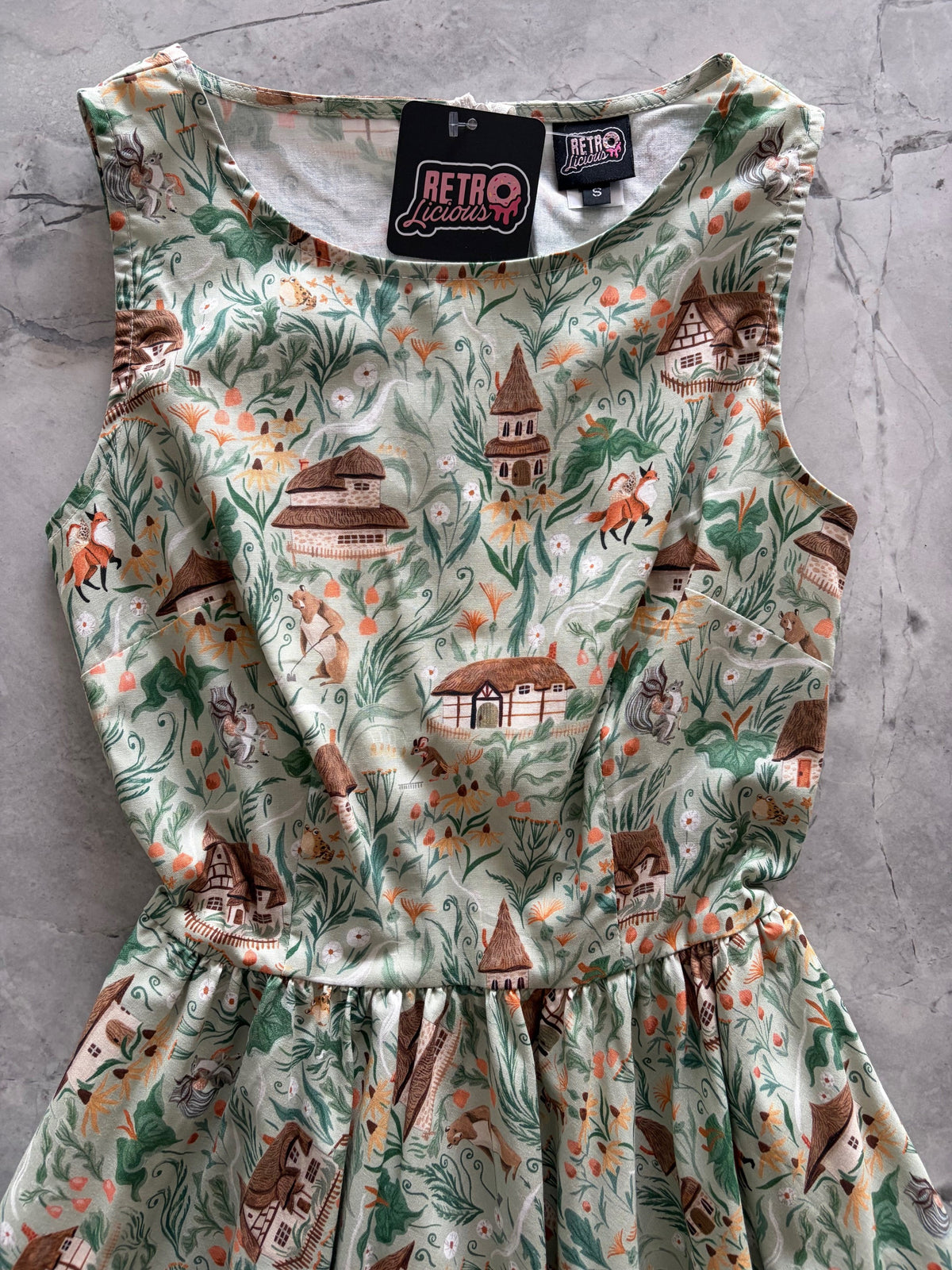Cottage Tales Midi Dress, view 2807 — Soul Flow Apparel