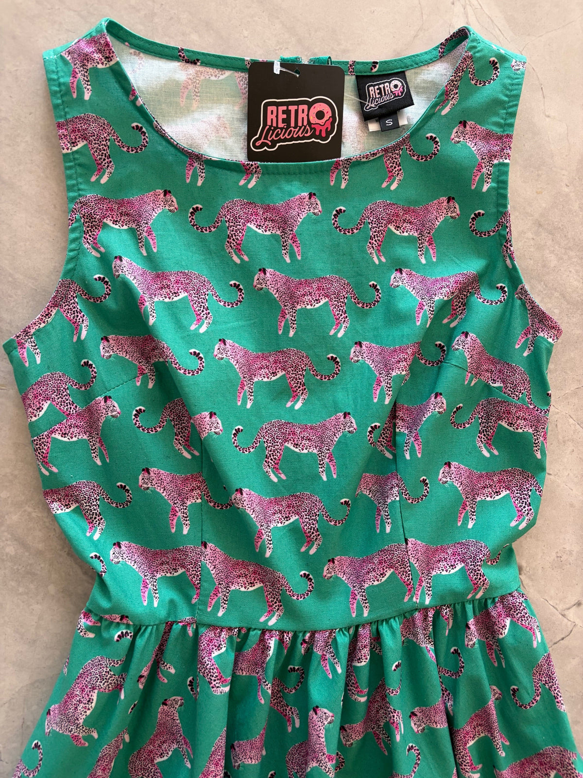 Leopard Vintage Dress, view 4348 — Soul Flow Apparel