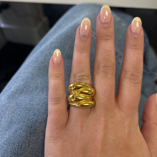 Cece Dome Ring, view 5416 — Soul Flow Apparel