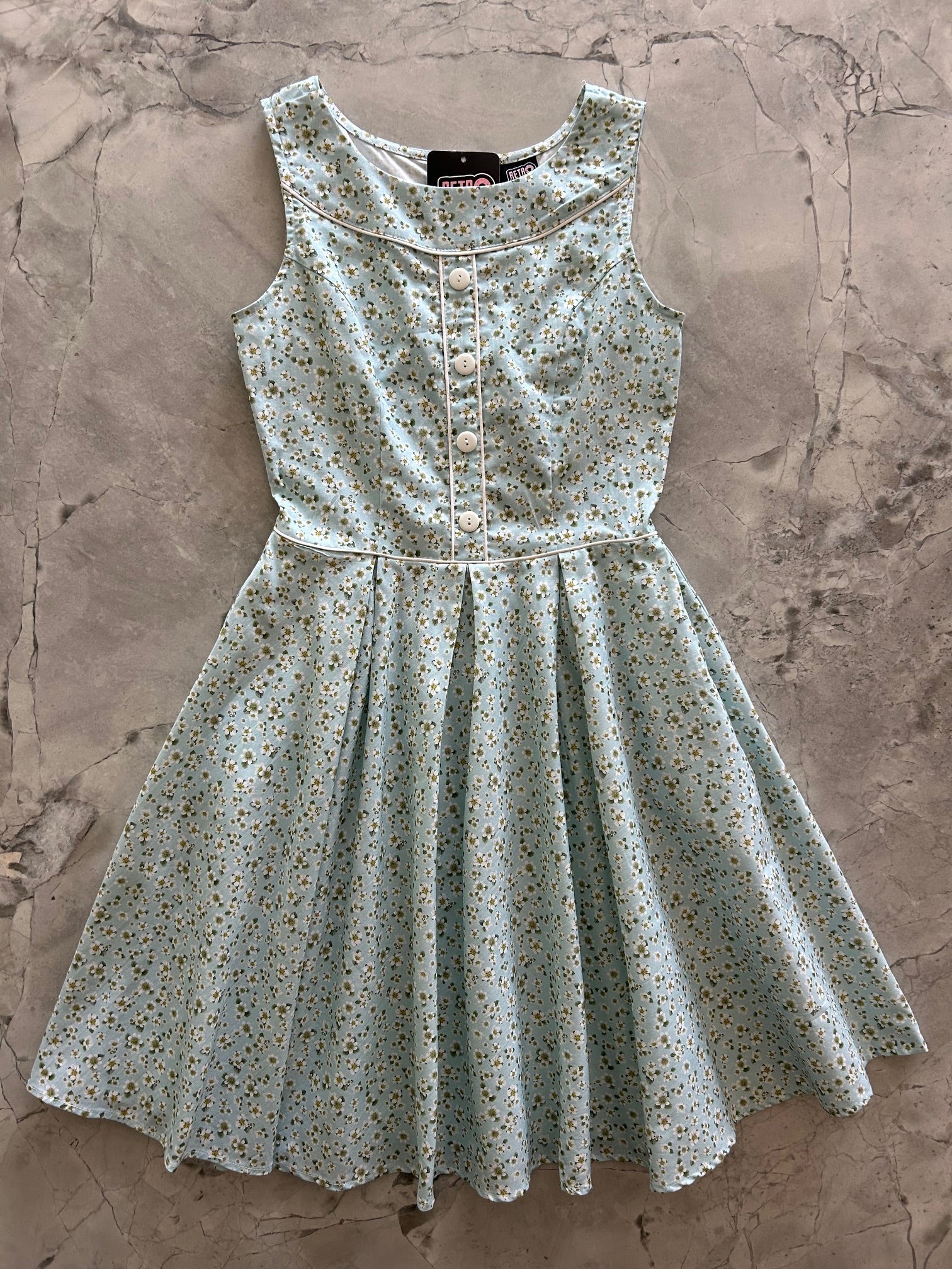Elizabeth Dress in Petite Floral, view 5681 — Soul Flow Apparel