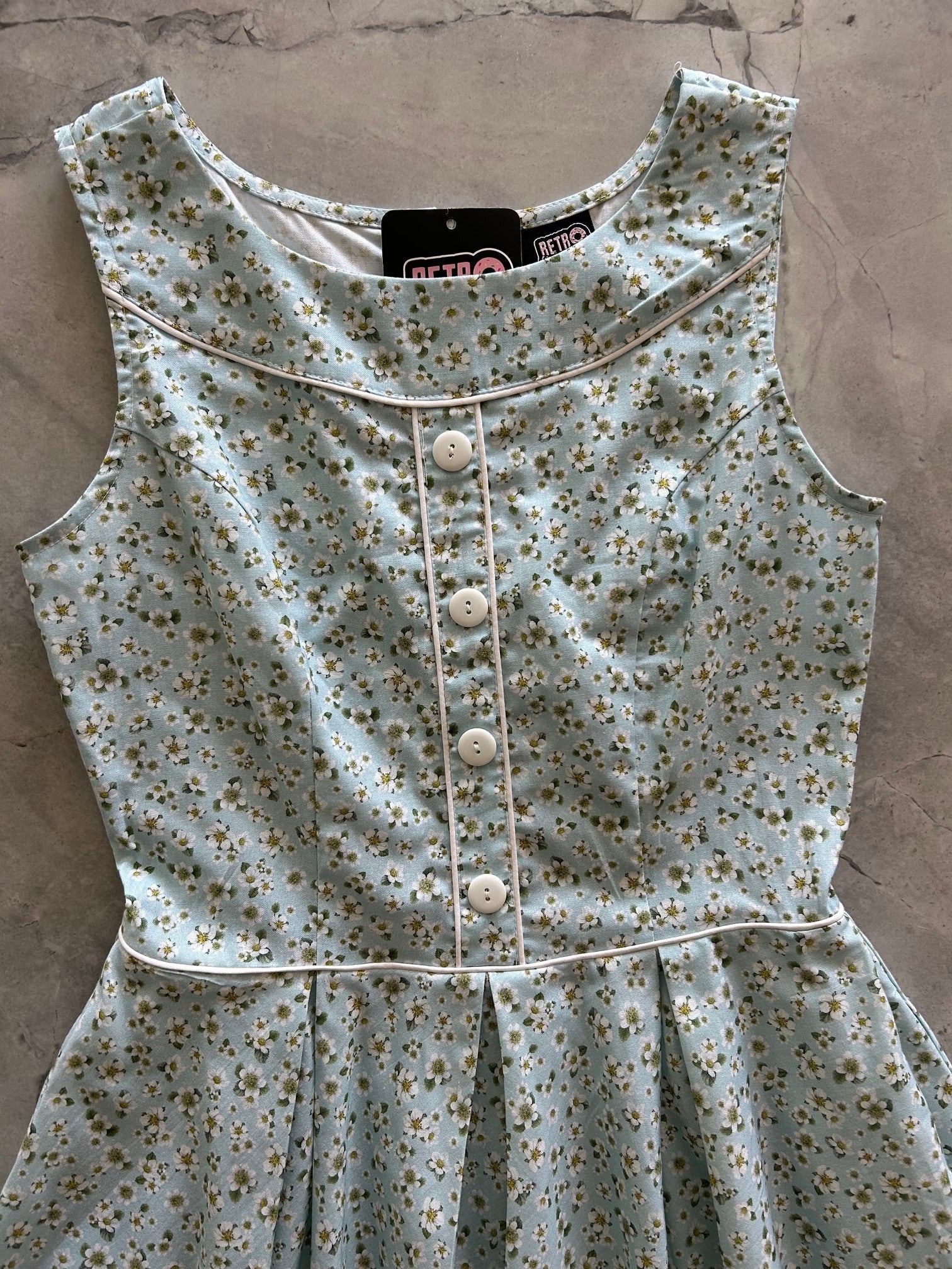 Elizabeth Dress in Petite Floral, view 5683 — Soul Flow Apparel