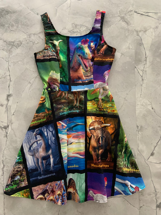 Jurassic Skater Dress, view 5747 — Soul Flow Apparel