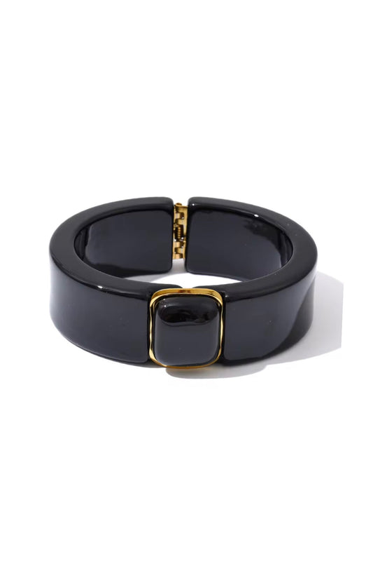 Midnight Noir Bracelet, view 5921 — Soul Flow Apparel