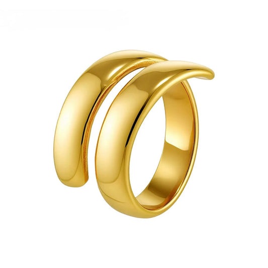 Thea Wrap Ring, view 1 — Soul Flow Apparel