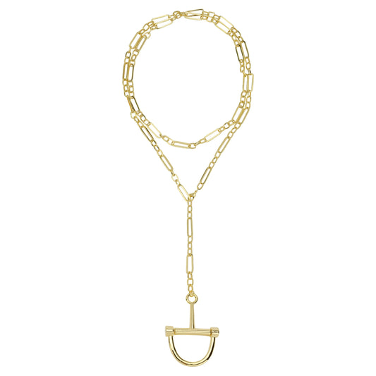 Horsebit Chain Necklace Or Belt, view 7256 — Soul Flow Apparel