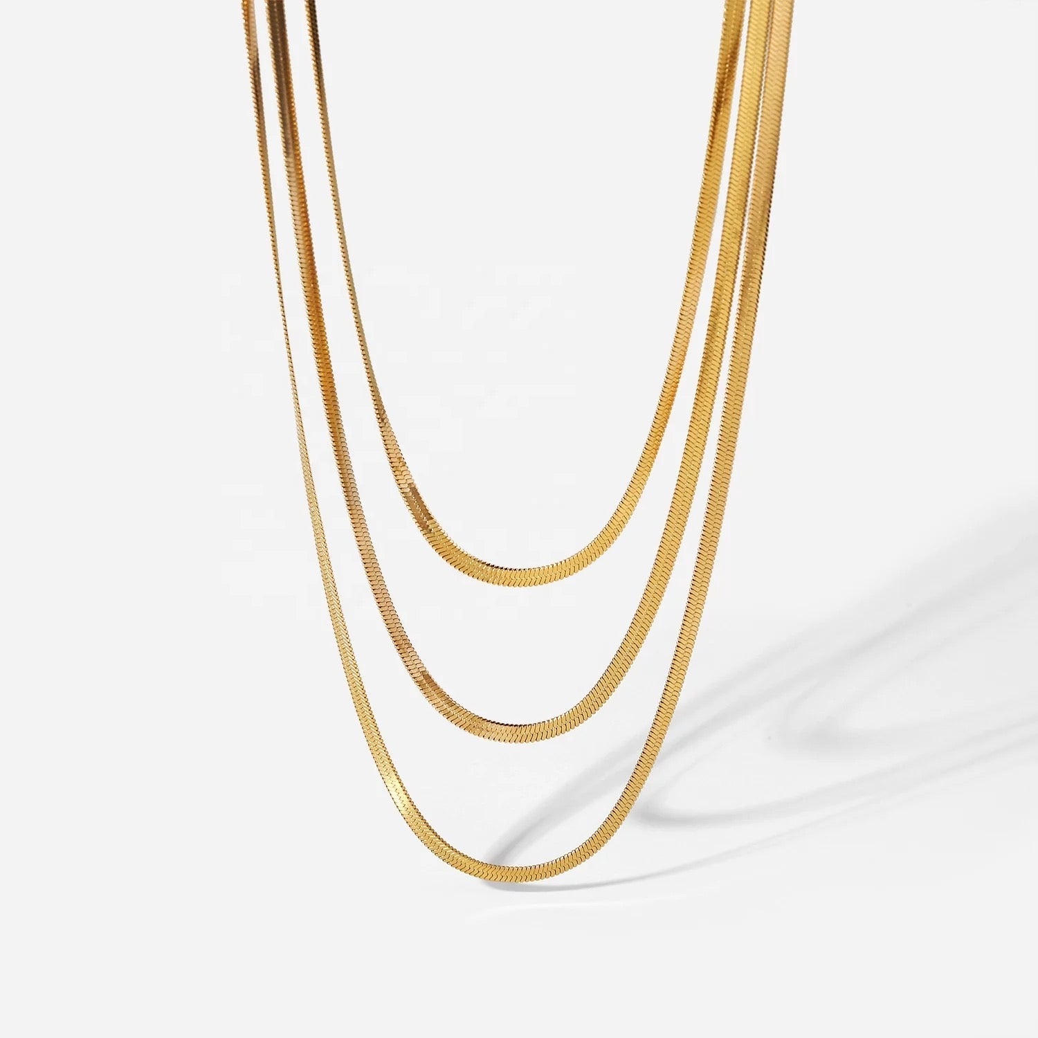 Penelope Multi Layered Chain, view 7557 — Soul Flow Apparel