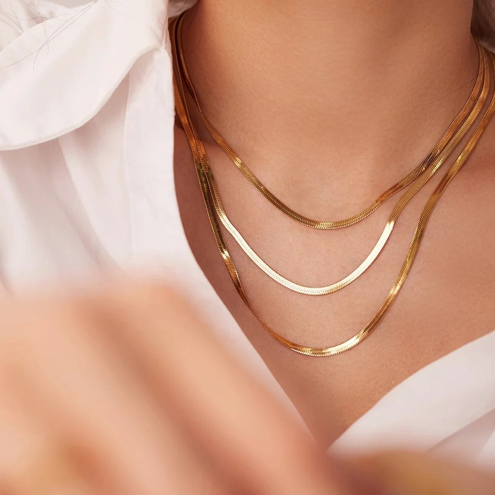 Penelope Multi Layered Chain, view 7558 — Soul Flow Apparel