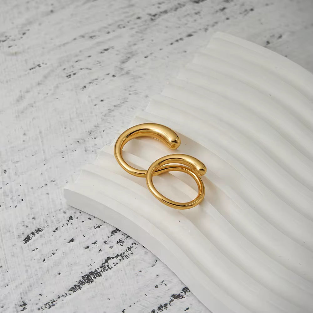 Corey Double Ring, view 8172 — Soul Flow Apparel