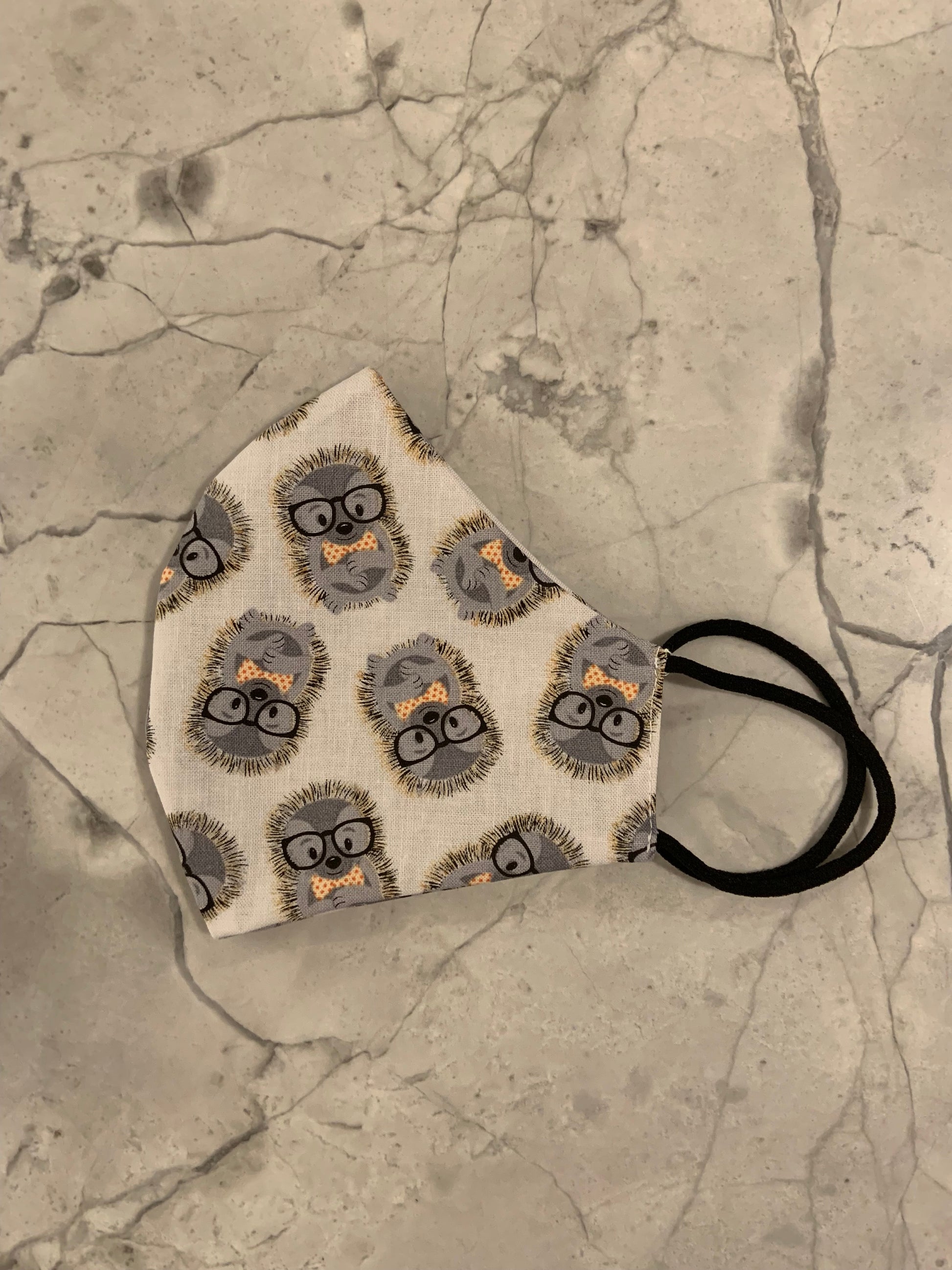 Hedgehog Reversible Mask, view 8220 — Soul Flow Apparel