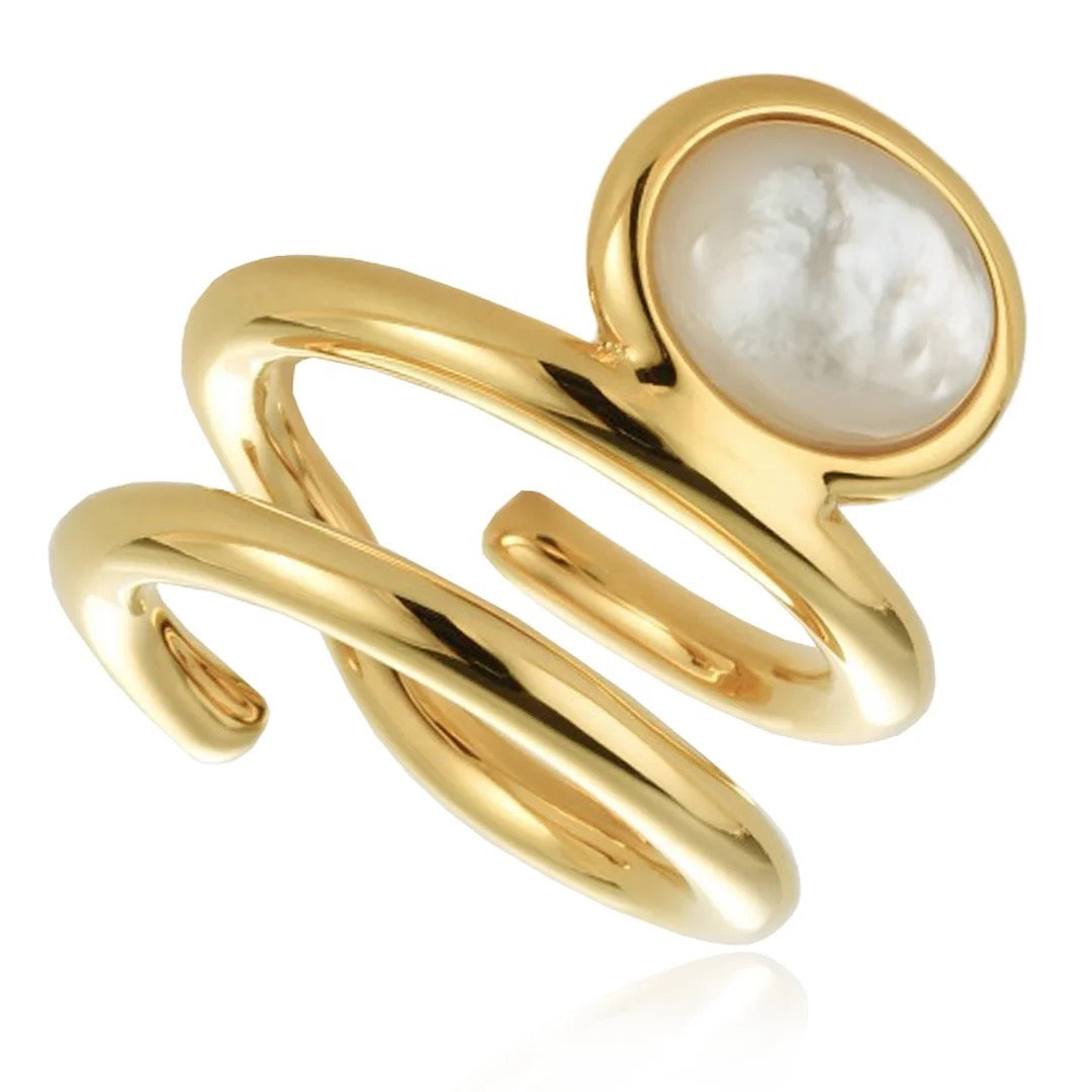Opal Wrap Ring, view 9575 — Soul Flow Apparel