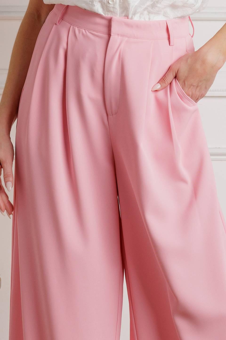 How Can It Be Woven Pants in light pink, fabric swatch — Soul Flow Apparel