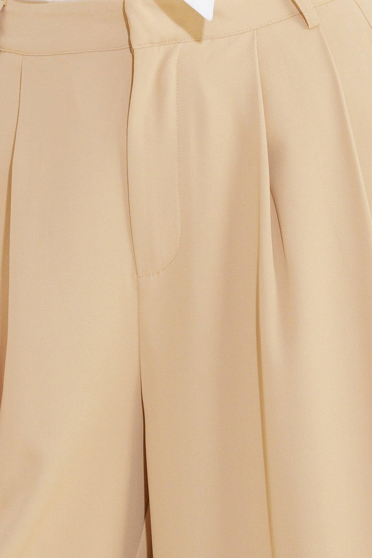 How Can It Be Woven Pants in taupe, fabric swatch — Soul Flow Apparel