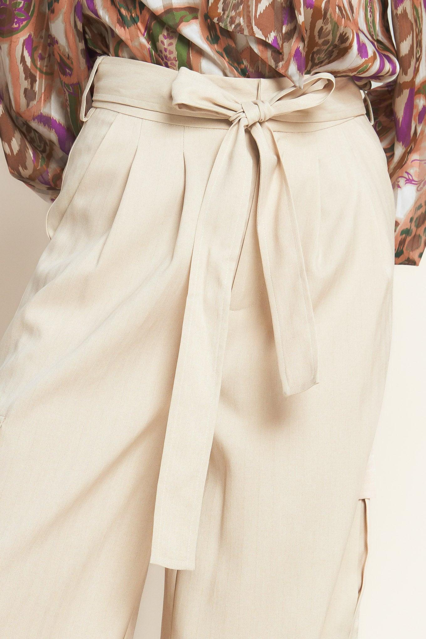 For the Last Time Woven Pants in khaki, view 2 — Soul Flow Apparel