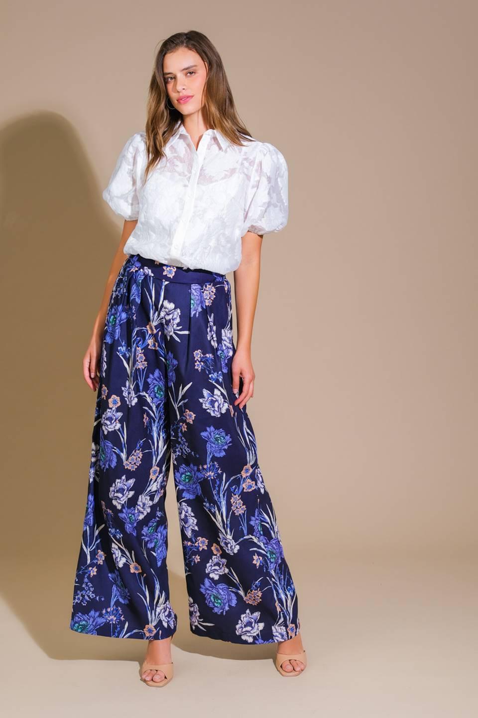 Cape Carteret Woven Pants in navy, view 5 — Soul Flow Apparel