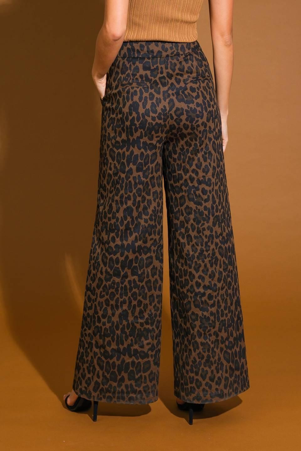 Eternal Romance Woven Pants in brown, view 2 — Soul Flow Apparel
