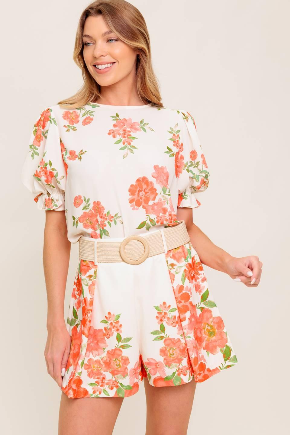 Lovely Days Ivory Woven Short, view 6 — Soul Flow Apparel