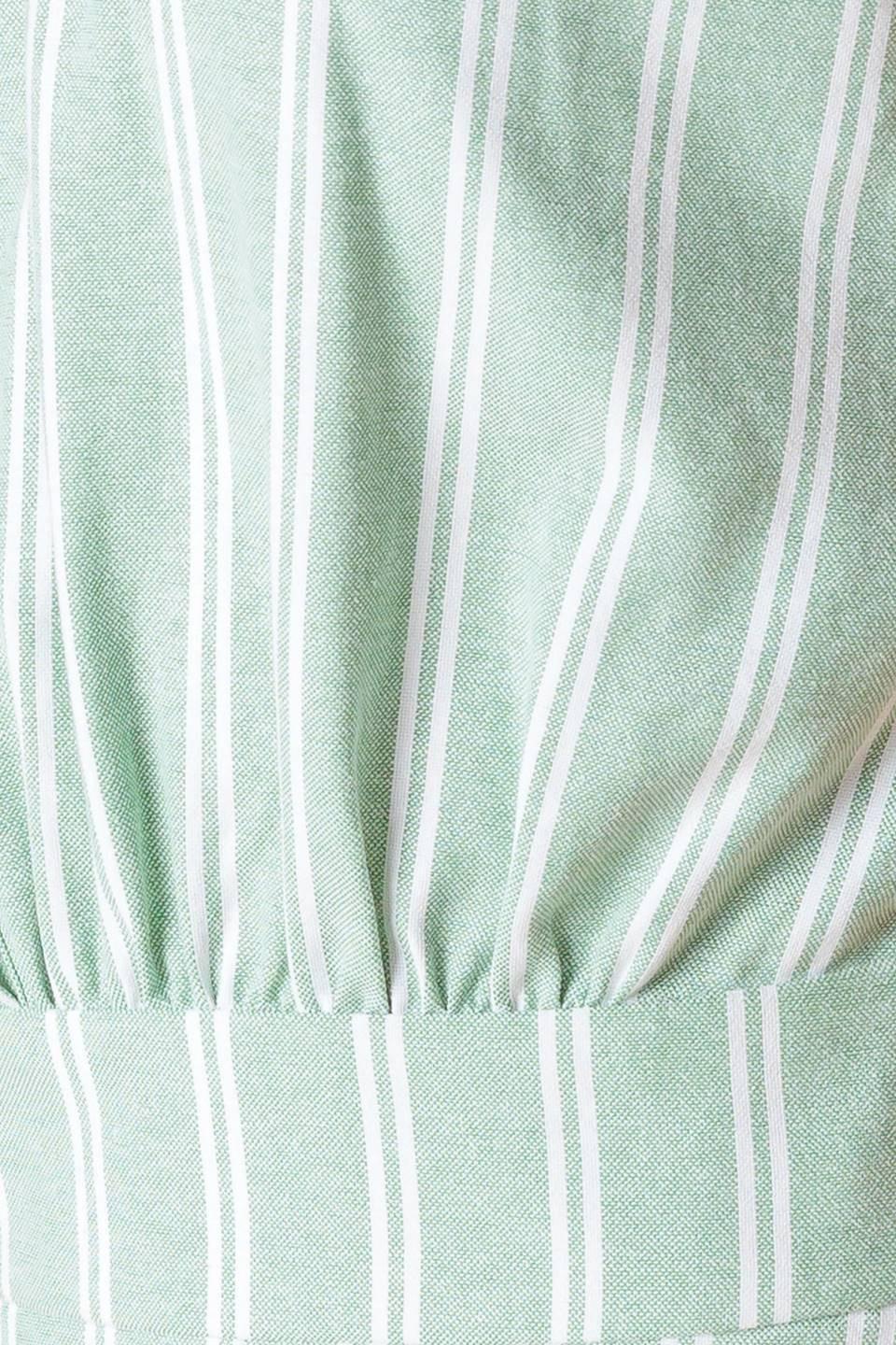 Bridget La France Woven Romper in sage, fabric swatch — Soul Flow Apparel
