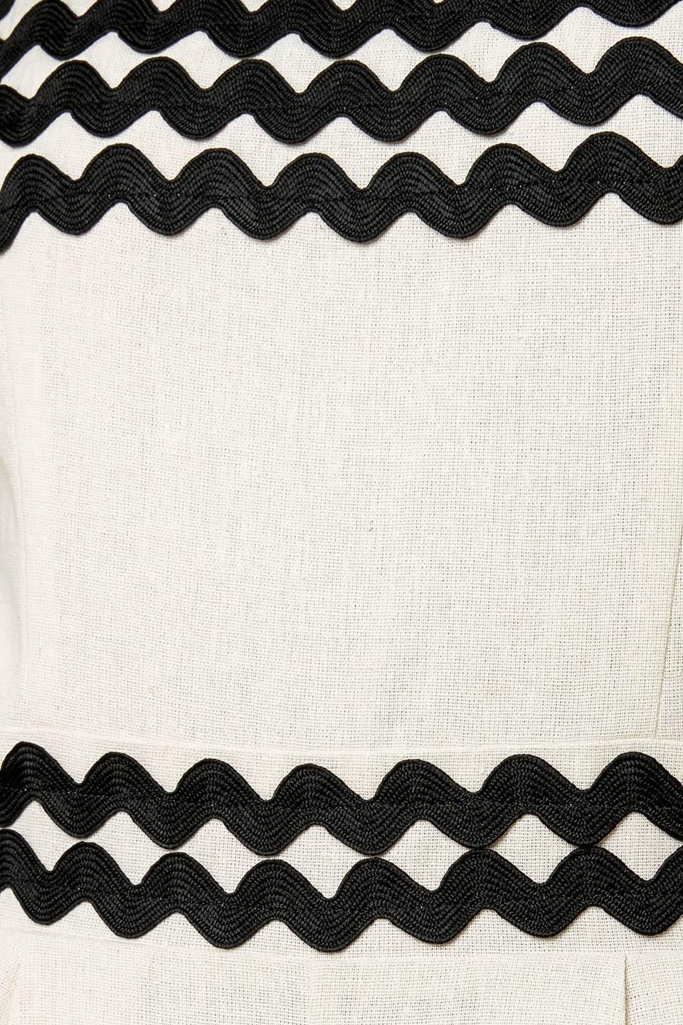 Meet At the Pier Cream Woven Jumpsuit, fabric swatch — Soul Flow Apparel