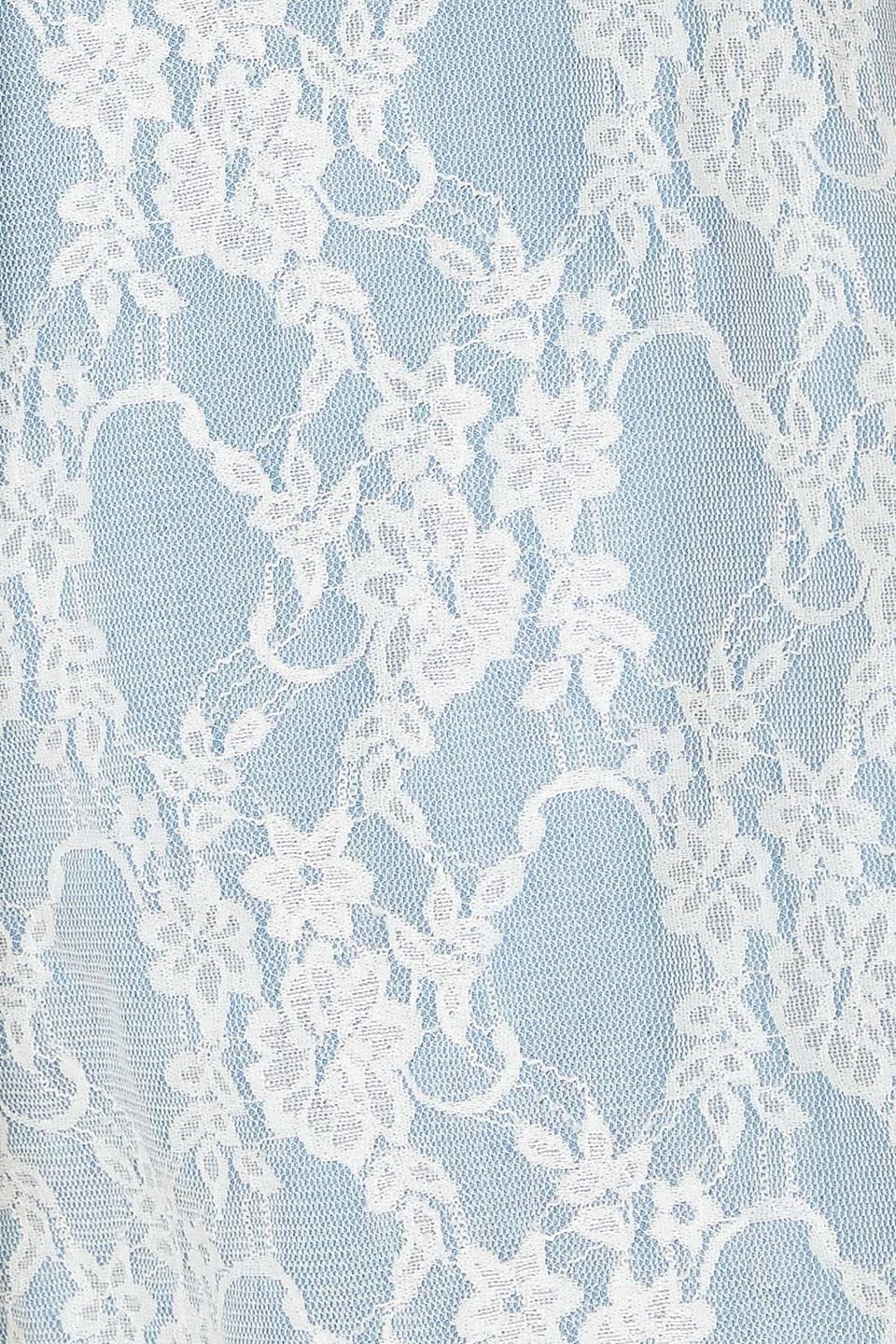 Moment Maker Denim Blue Woven Romper, fabric swatch — Soul Flow Apparel