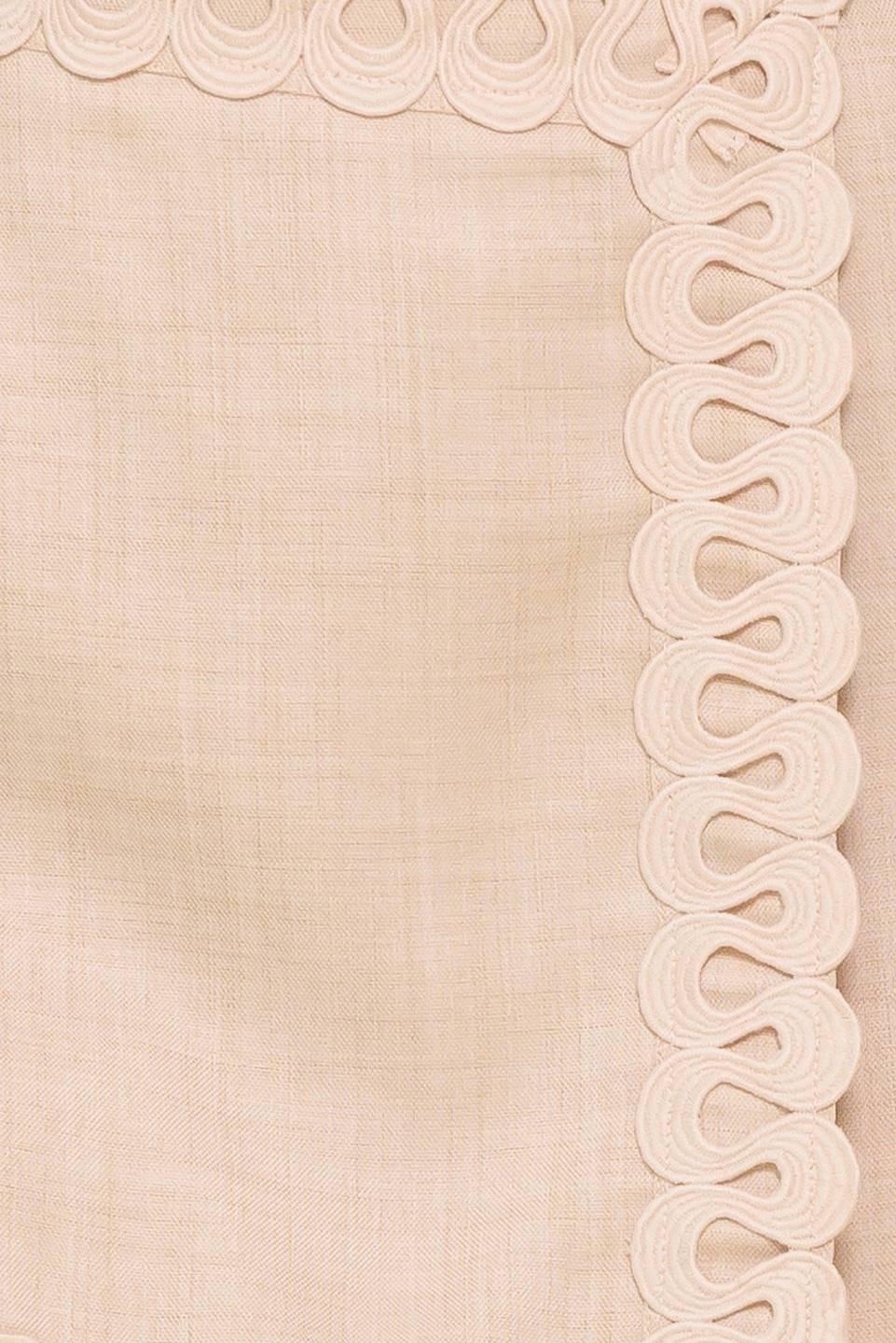 Surfing By Moonlight Woven Skort in taupe, fabric swatch — Soul Flow Apparel
