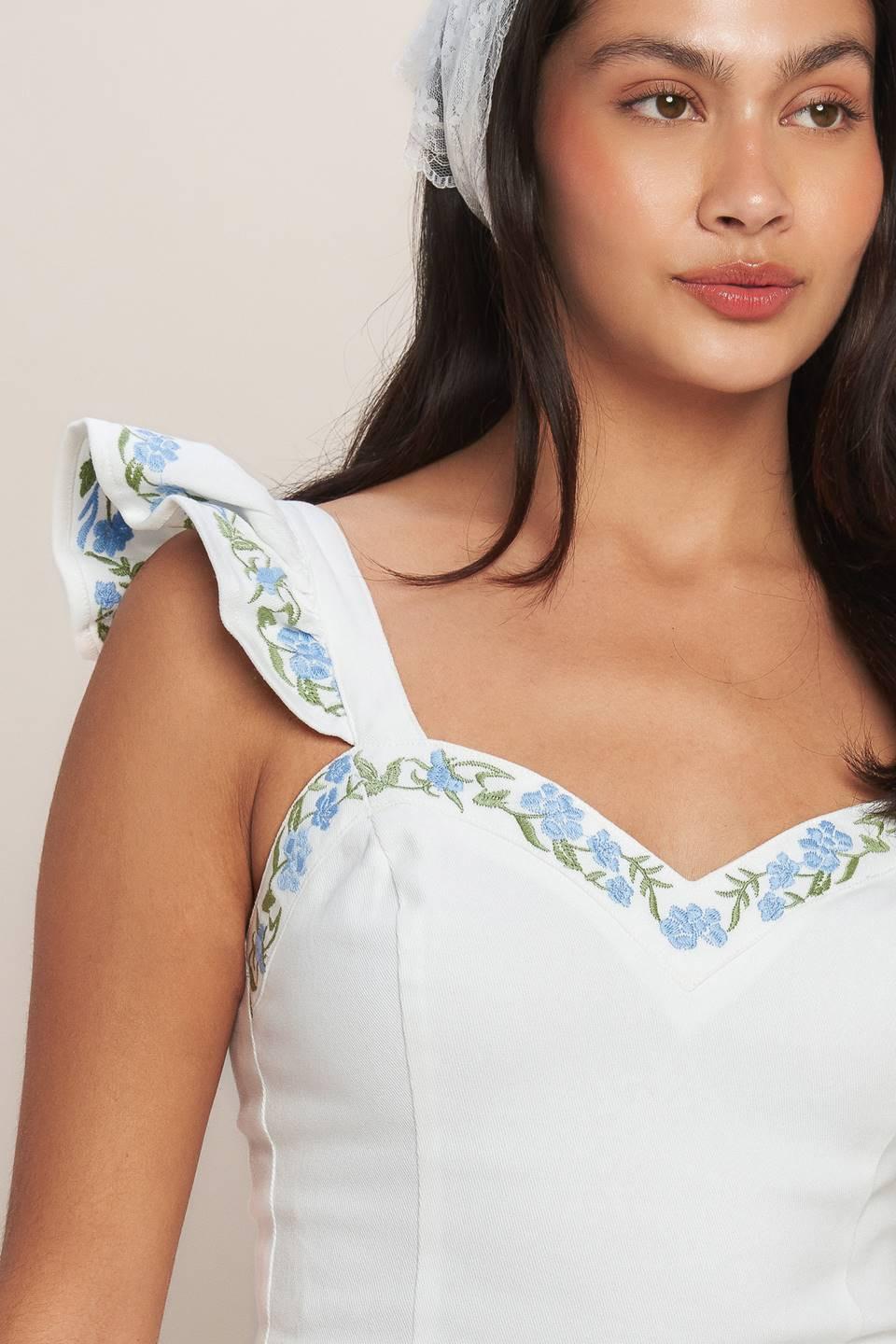 Sweetest Moment Woven Skort in white, view 5 — Soul Flow Apparel