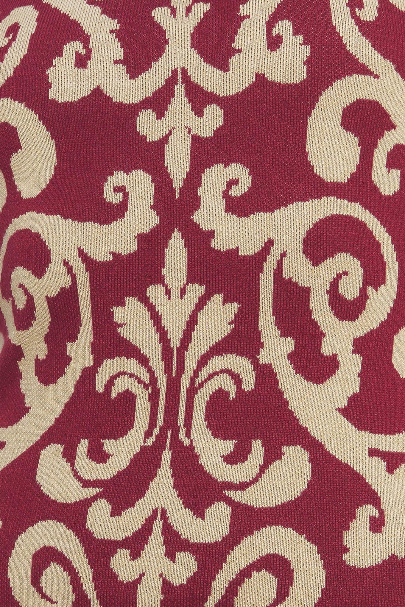 Bask in Love Sweater Mini Dress in burgundy, fabric swatch — Soul Flow Apparel