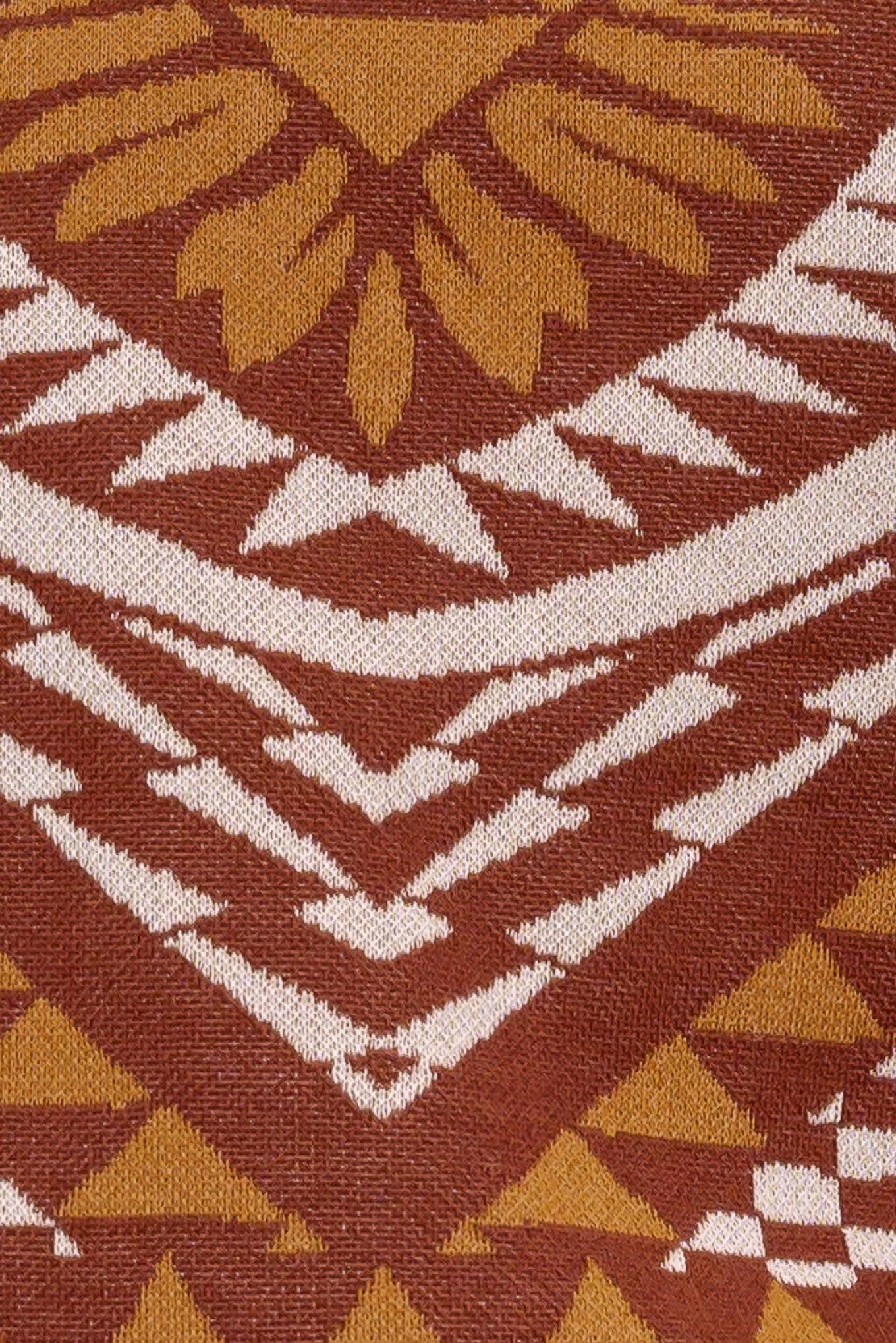 Honestly Love Pullover Sweater Top in brown, fabric swatch — Soul Flow Apparel