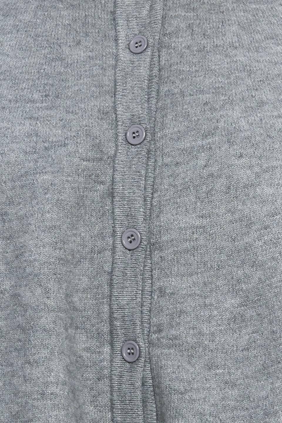 Misty Shawl Capelet Sweater in heathergrey, fabric swatch — Soul Flow Apparel