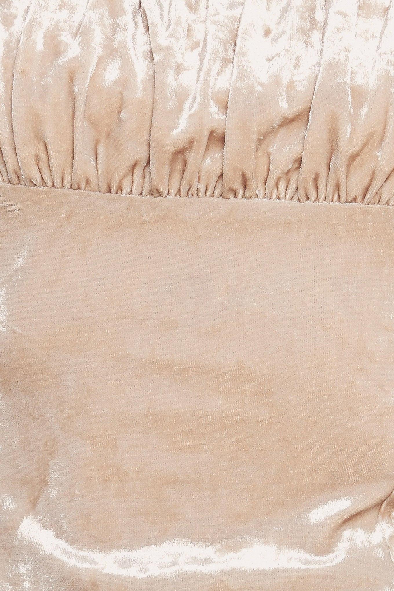 Fairy Cream Velvet Top, fabric swatch — Soul Flow Apparel