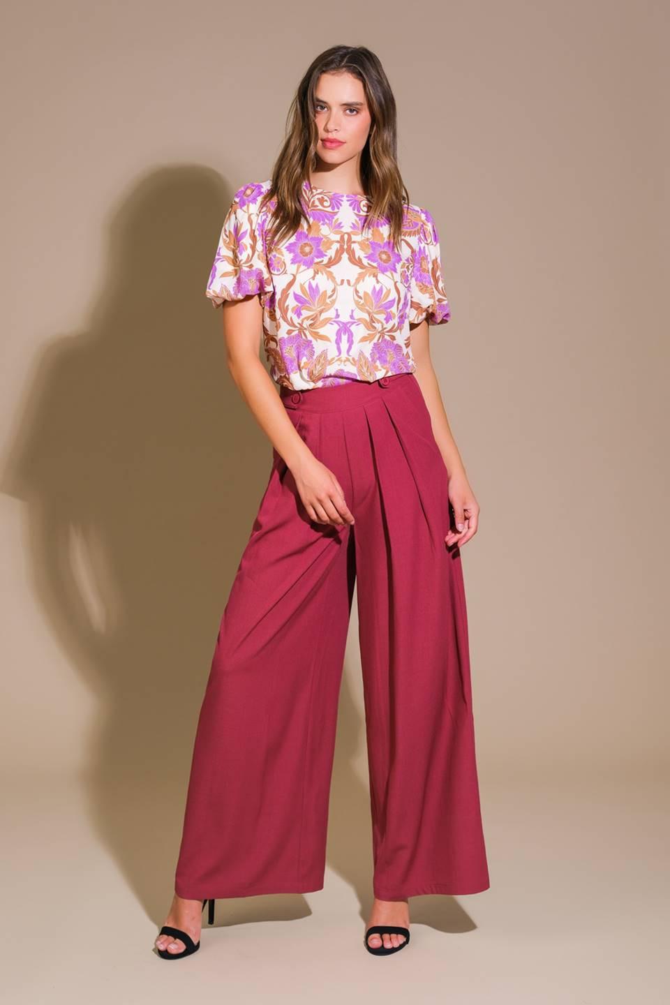 Romantic Whims Woven Top in light taupe, view 5 — Soul Flow Apparel