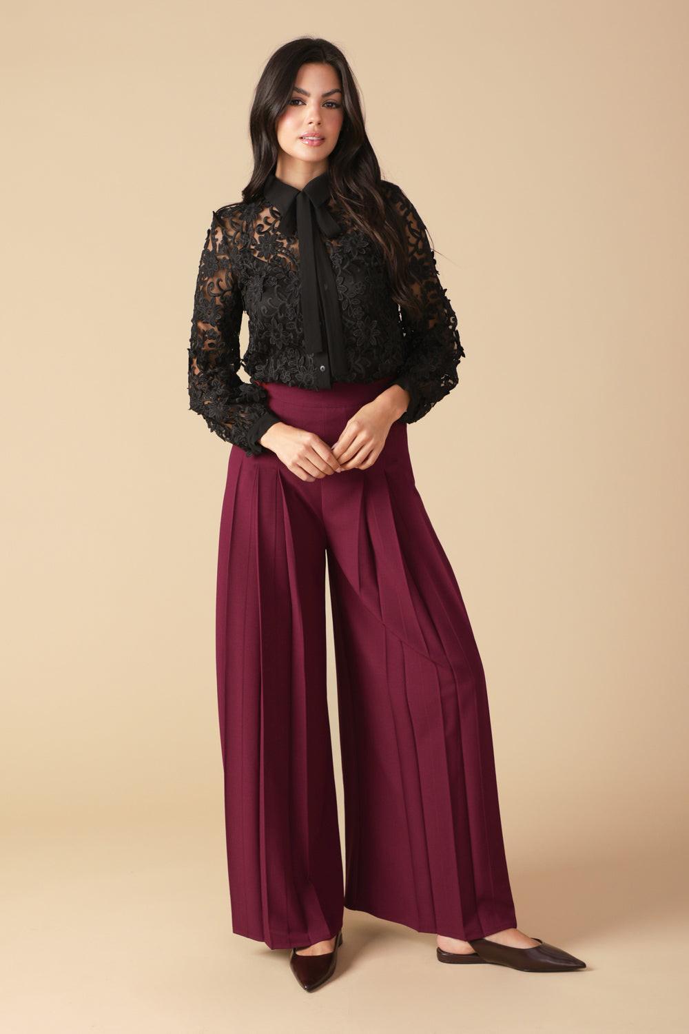 Call It Fate Lace Top in black, view 5 — Soul Flow Apparel