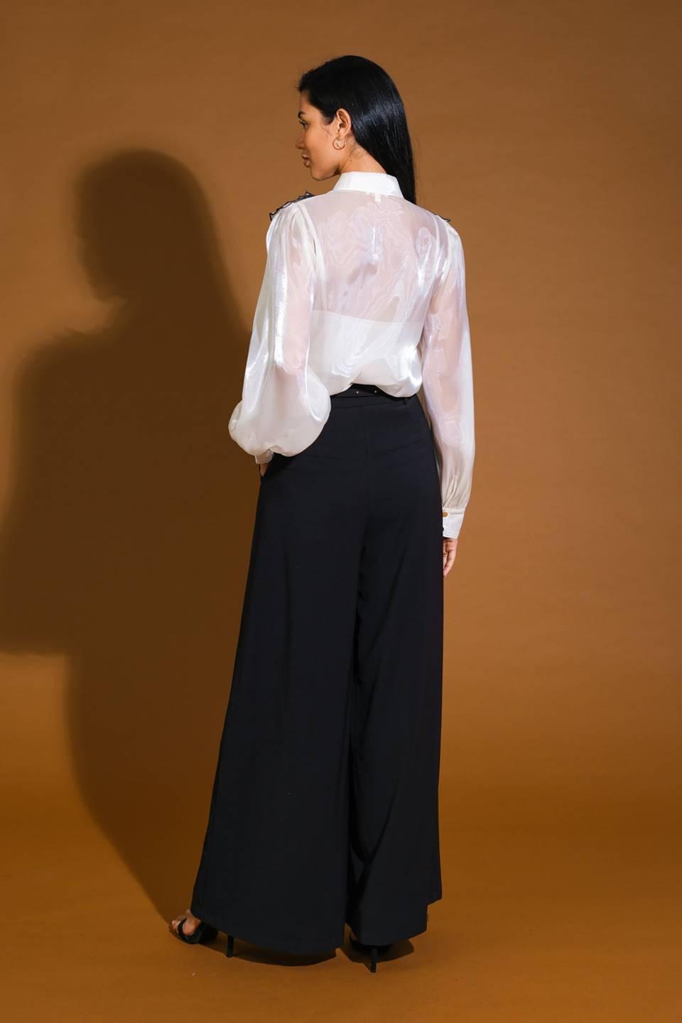 On a Day Woven Top in cream, view 6 — Soul Flow Apparel