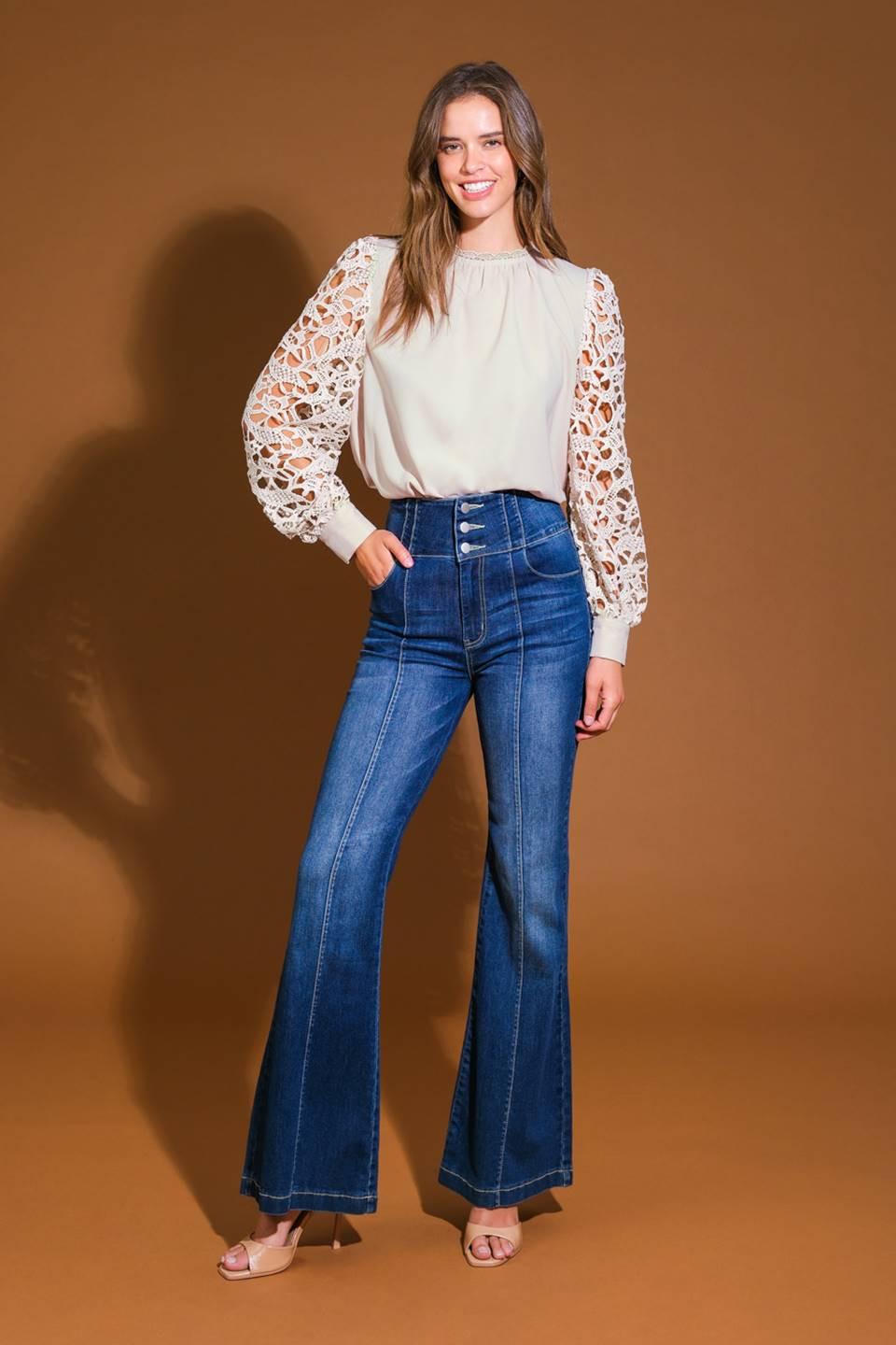 Daydream Fantasies Woven Top in beige, view 5 — Soul Flow Apparel