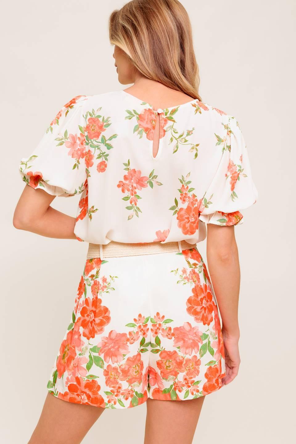 Lovely Days Ivory Woven Top, view 7 — Soul Flow Apparel