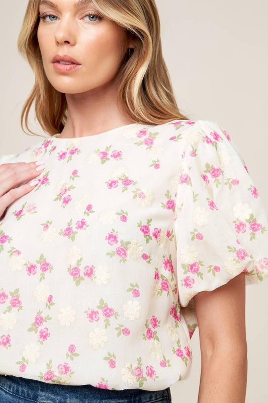 I'll Think About Cream Woven Top, view 5 — Soul Flow Apparel