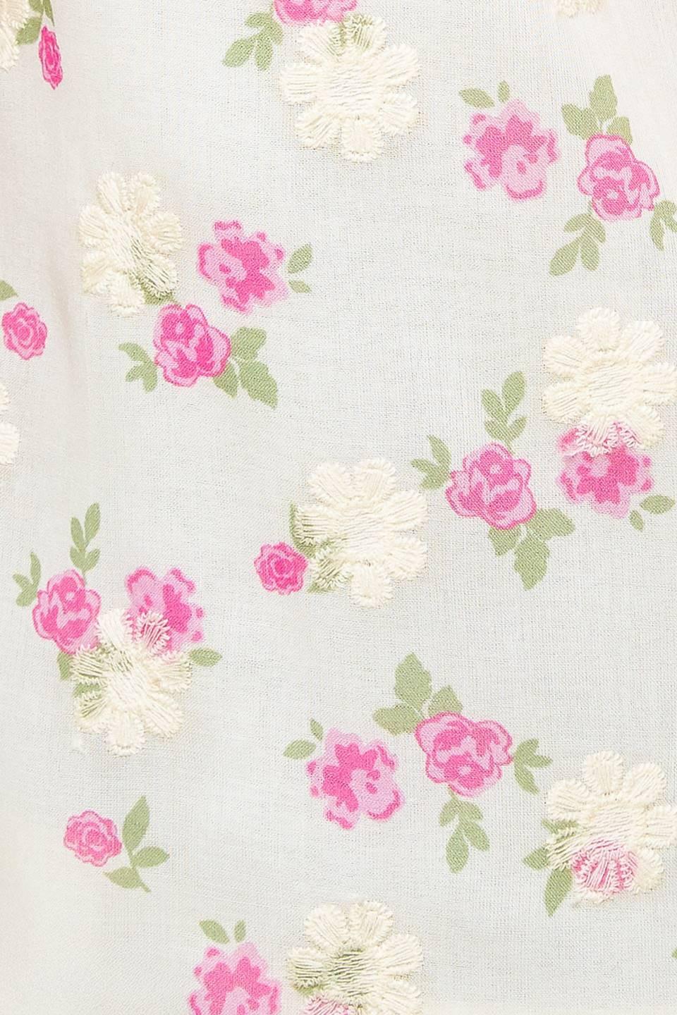 I'll Think About Cream Woven Top, fabric swatch — Soul Flow Apparel