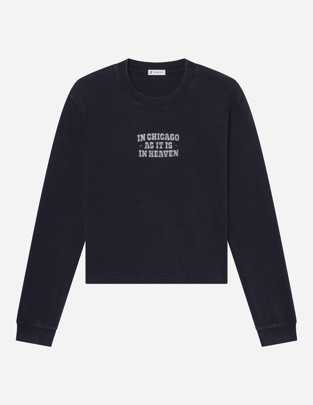 In Chicago as It Is in Heaven LS Heavyweight Tee – Christian T-Shirt
