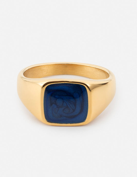 Indigo Signet Ring – Christian Ring