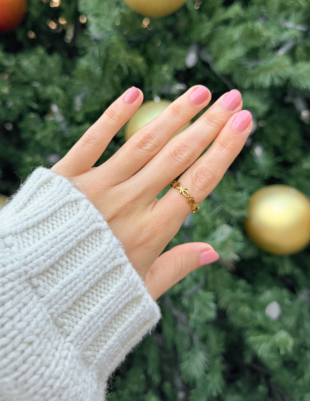 Infinity Jesus Fish Ring – Christian Ring