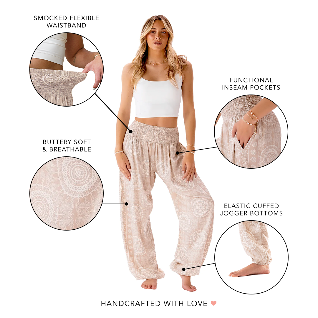 Sahara Harem Pants, view 90112 — Soul Flow Apparel