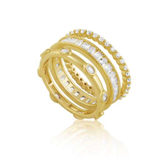 Ivy Cz Ring Set — Soul Flow Apparel